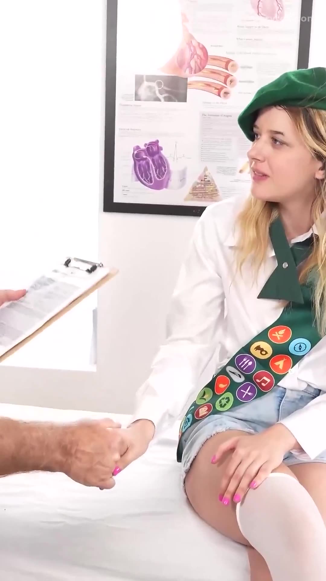 68yo Doc Fills Blonde Cutie's Fertile Hole